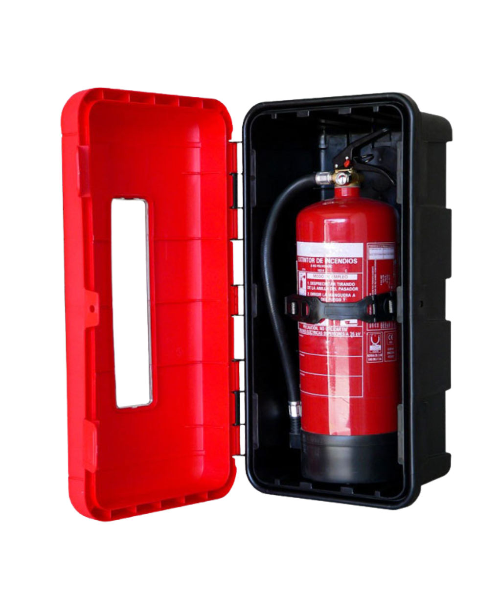 ARMARIO DE EXTINTOR CO2-5 KG CENTURY CON VISOR - Imagen 2